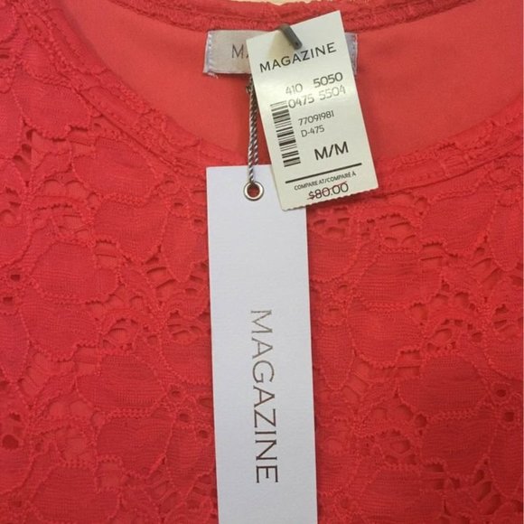 Magazine Designer Lace Dress - Size Medium - NWT - Picture 2 of 2